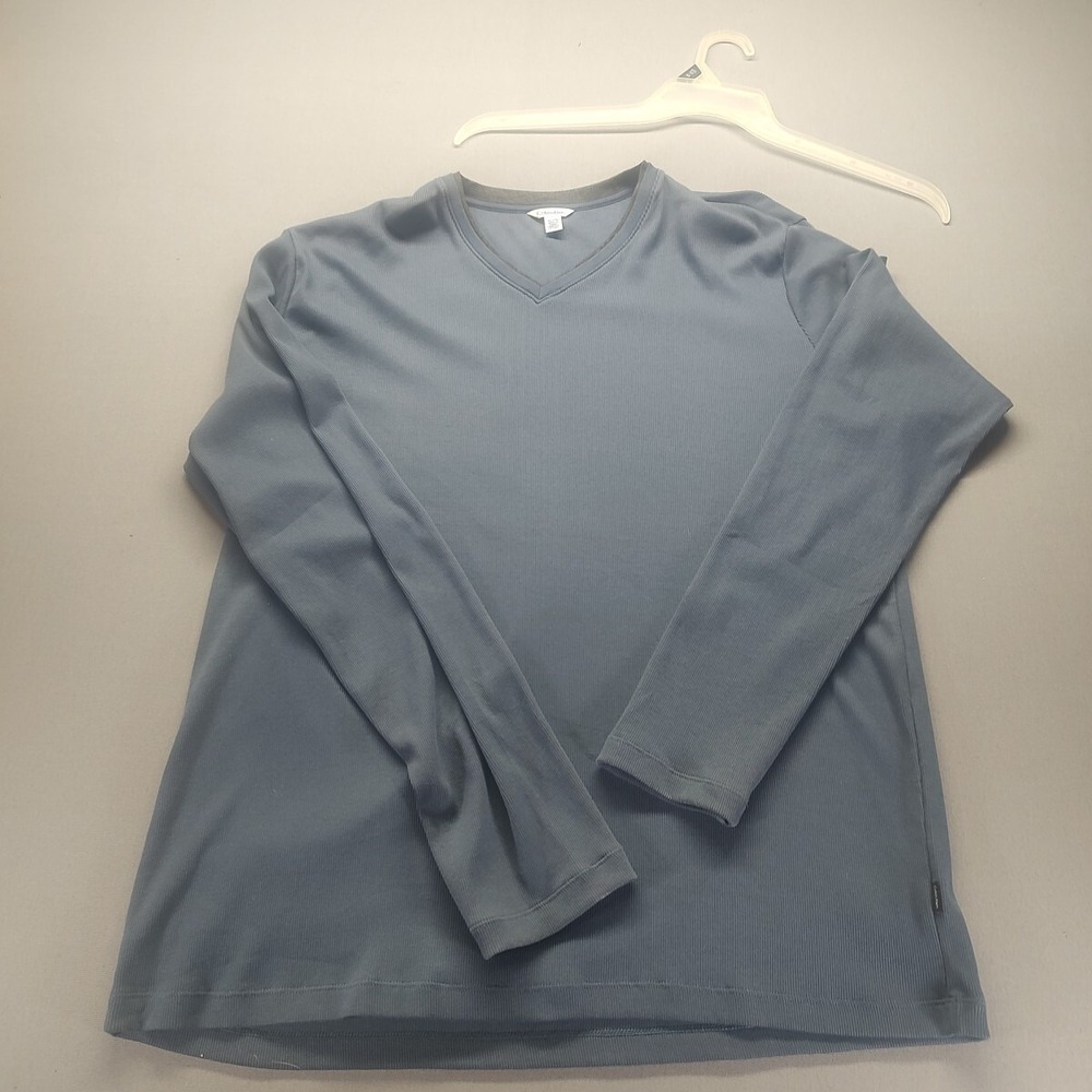 Calvin Klein Men's Pullover Shirt Size XL Blue‎